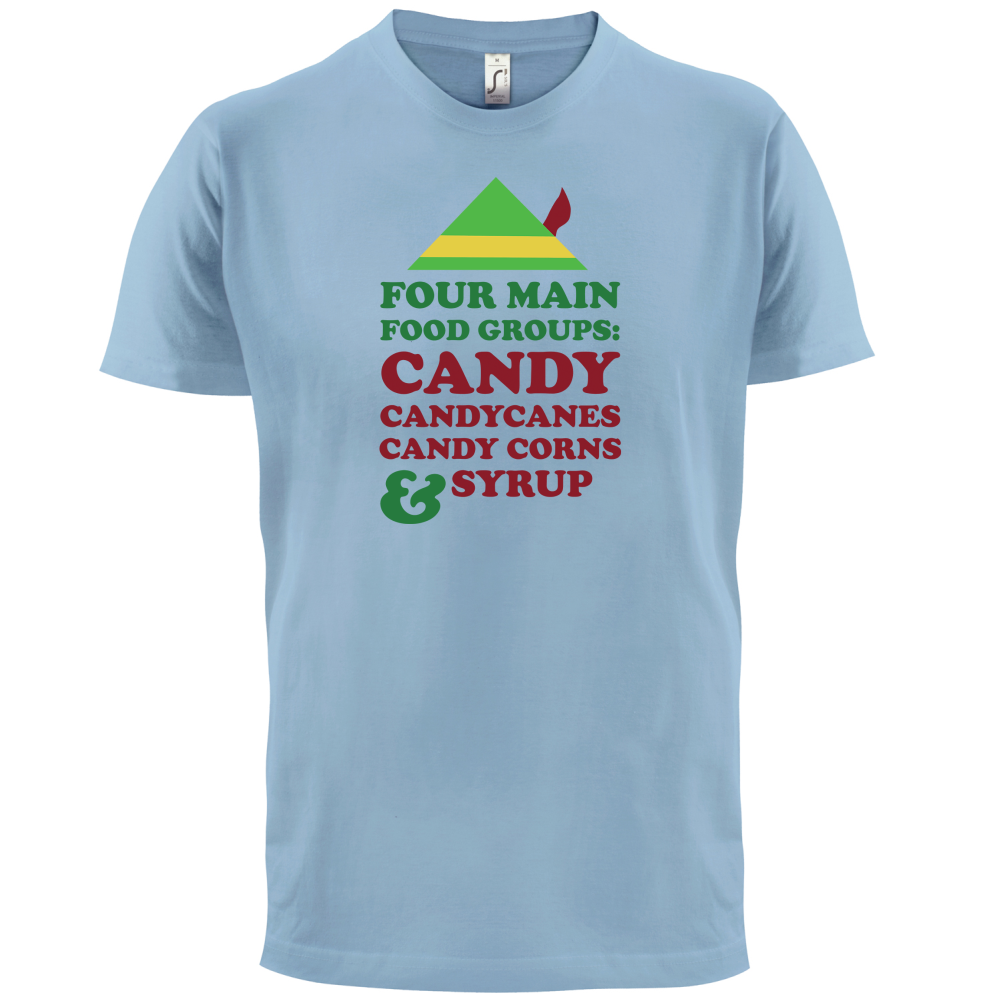 Christmas Food Groups T Shirt