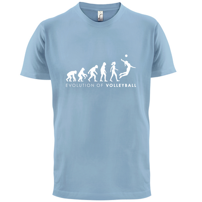Evolution Of Woman Volleyball T Shirt