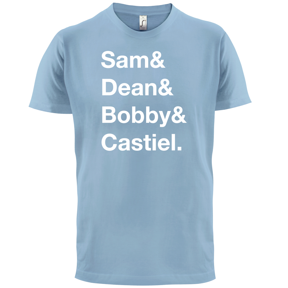 Sam & Dean & Bobby & Castiel T Shirt