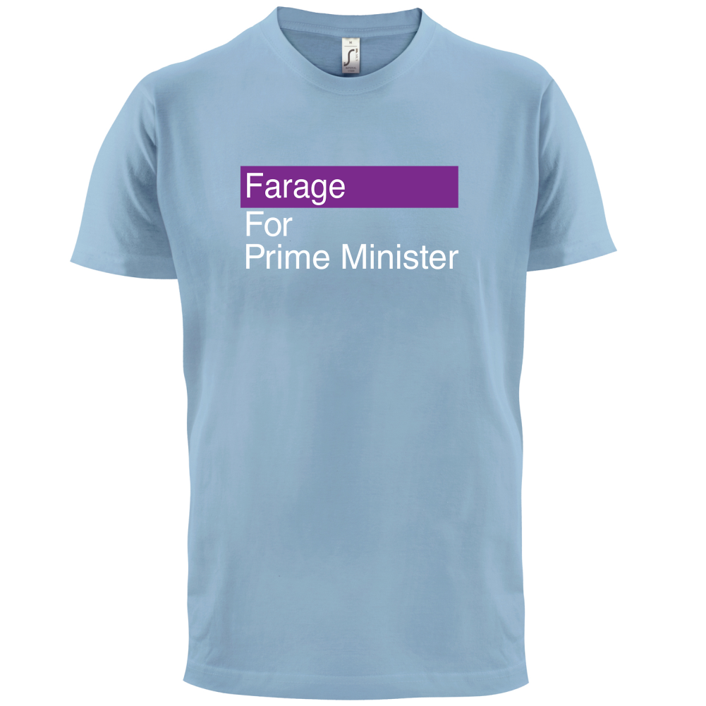 Farage for Prime Minister T Shirt