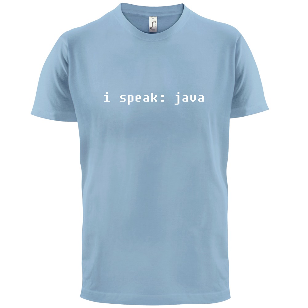 I Speak Java T Shirt
