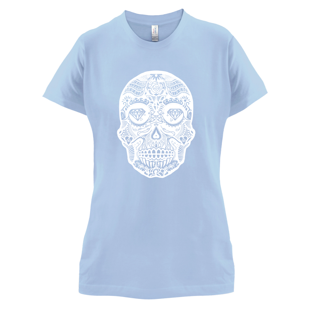 Mexican Sugar Candy Skull T Shirt