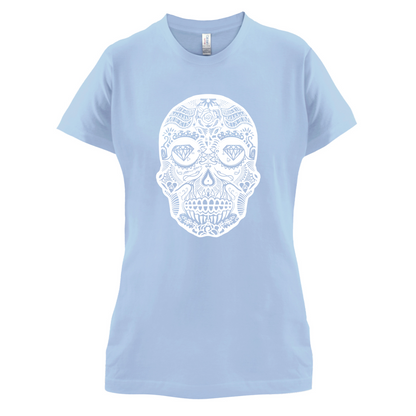 Mexican Sugar Candy Skull T Shirt