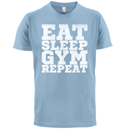Eat Sleep Gym REPEAT T Shirt