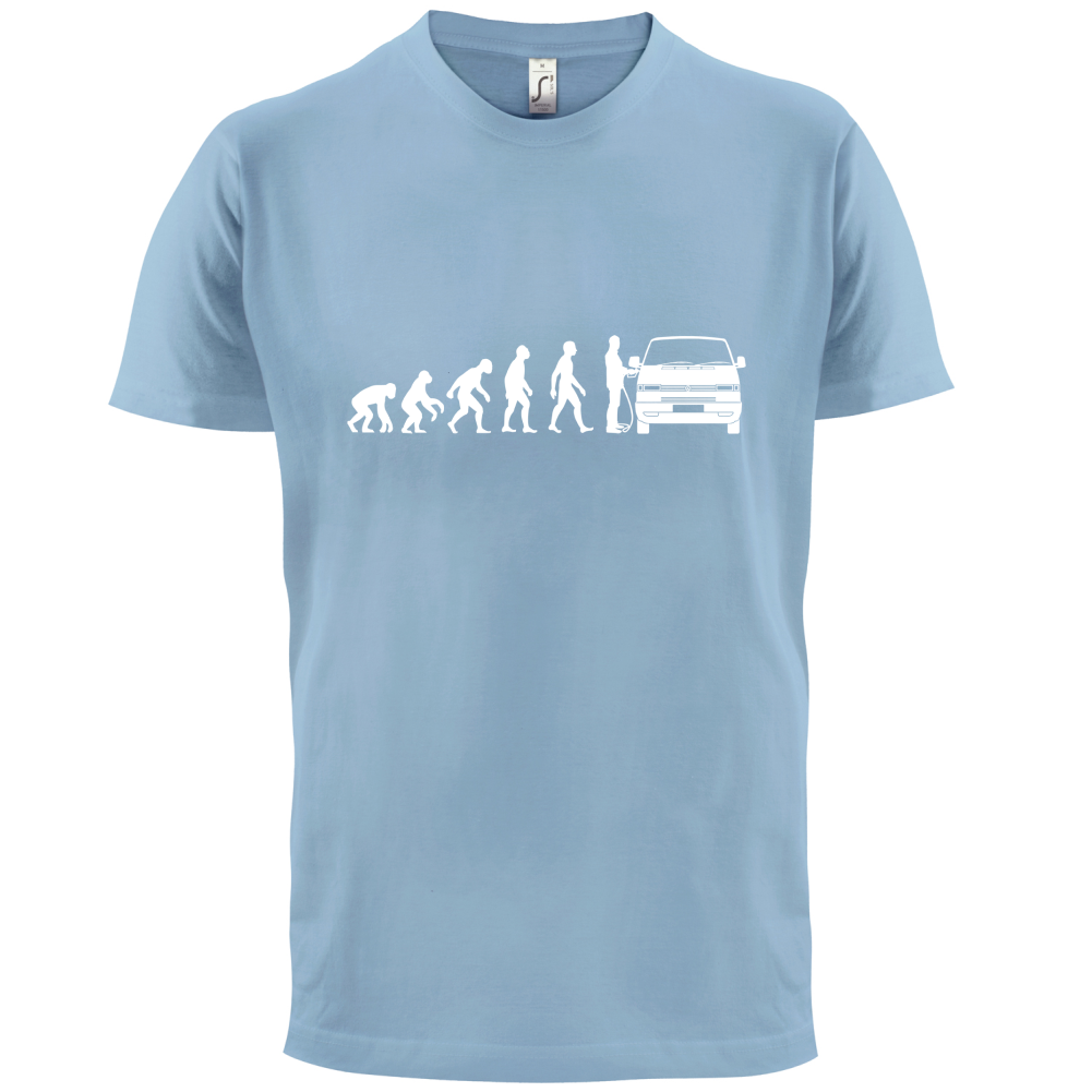 Evolution of Man T4 Campervan T Shirt