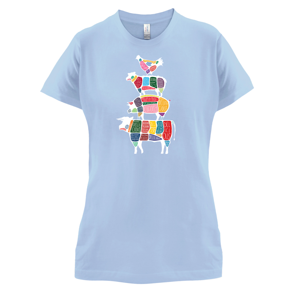 Meat Stack Diagram T Shirt