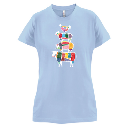 Meat Stack Diagram T Shirt