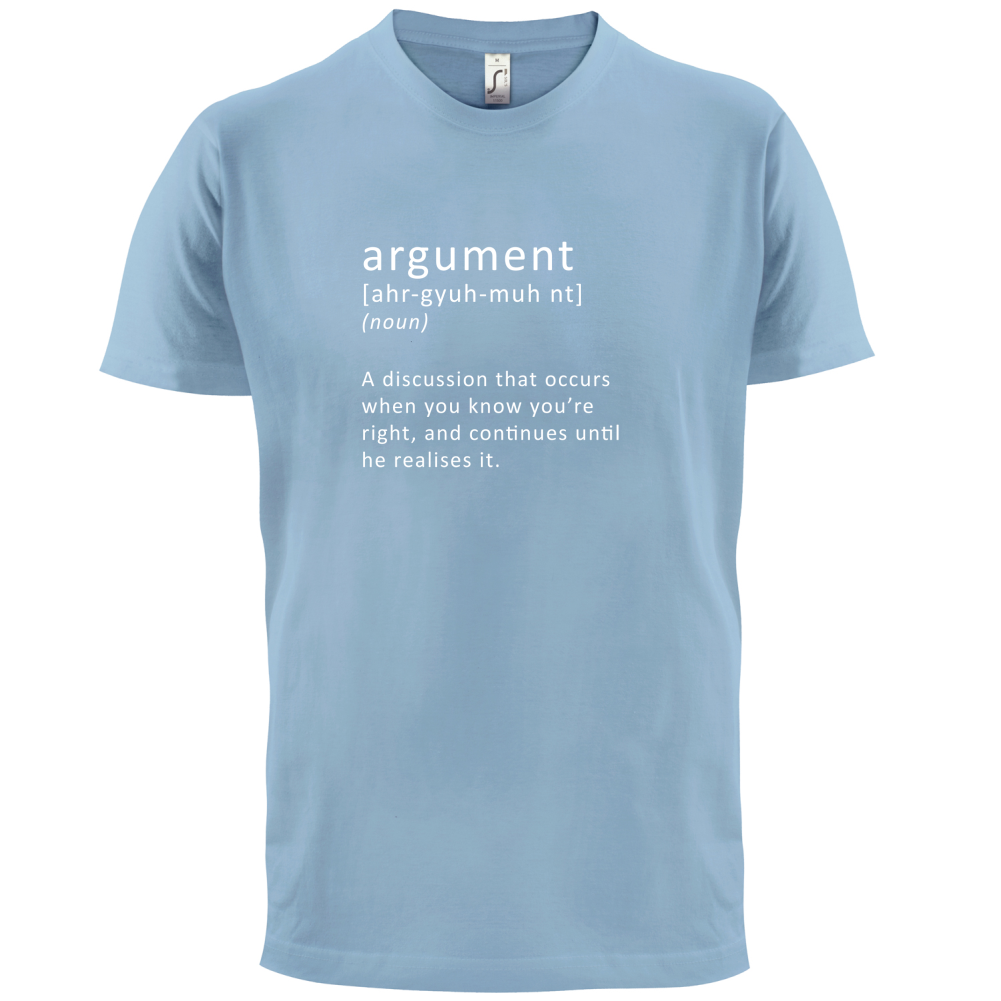 Funny Definition Argument T Shirt