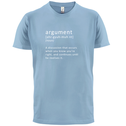 Funny Definition Argument T Shirt