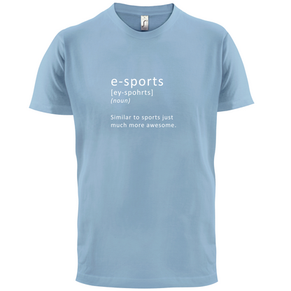 Funny Definition E-Sports T Shirt