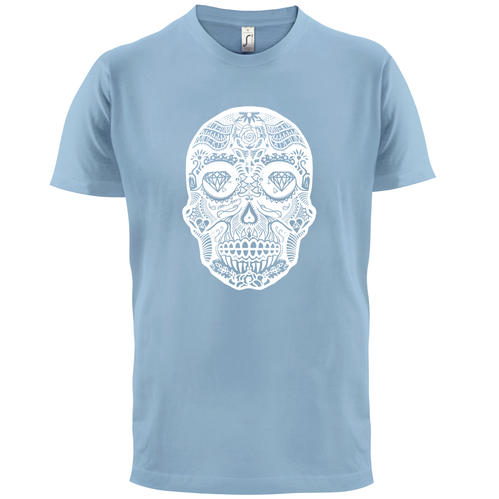 Mexican Sugar Candy Skull T Shirt