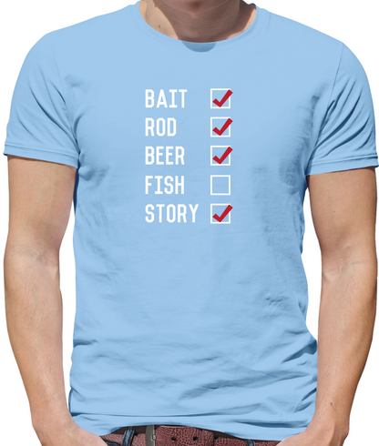 Fishing Checklist T Shirt