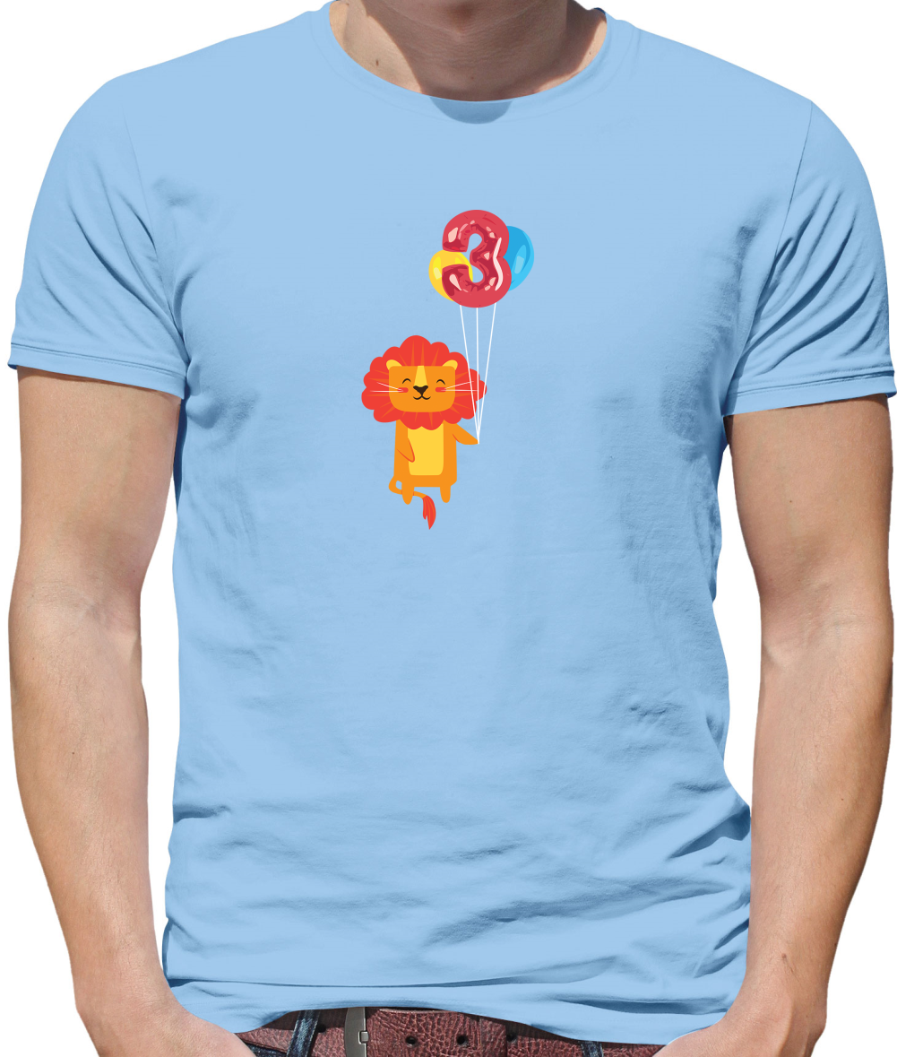 3rd Birthday Lion T Shirt