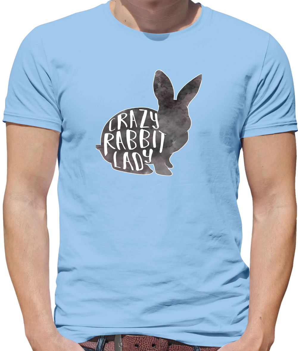 Crazy Rabbit Lady T Shirt