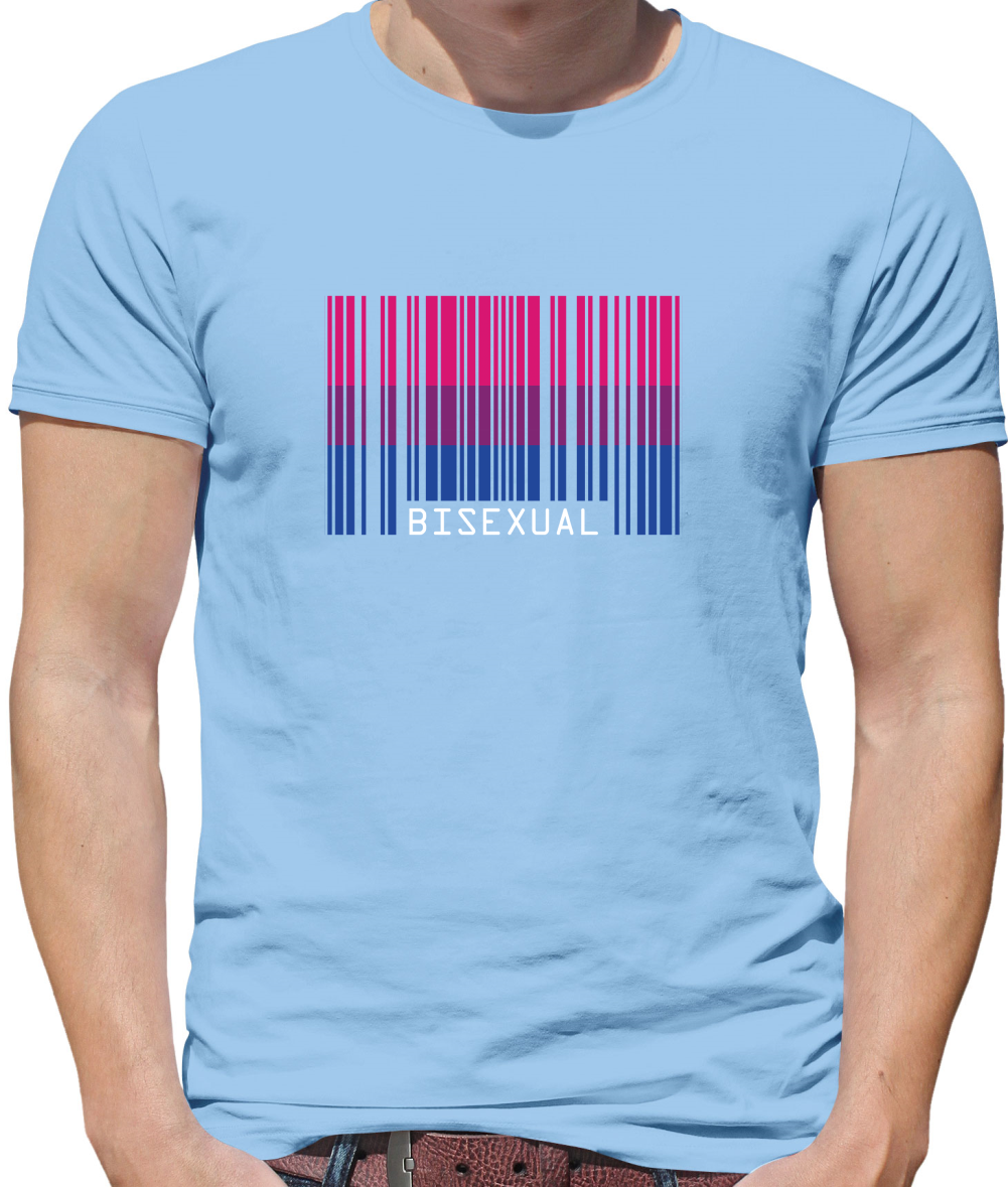 LGBT Barcode Flags - Bisexual T Shirt