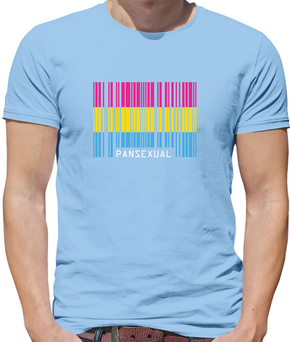 LGBT Barcode Flags - Pan Sexual T Shirt
