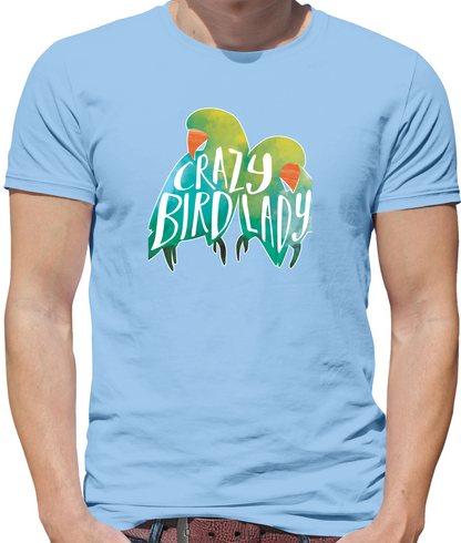 Crazy Bird Lady T Shirt