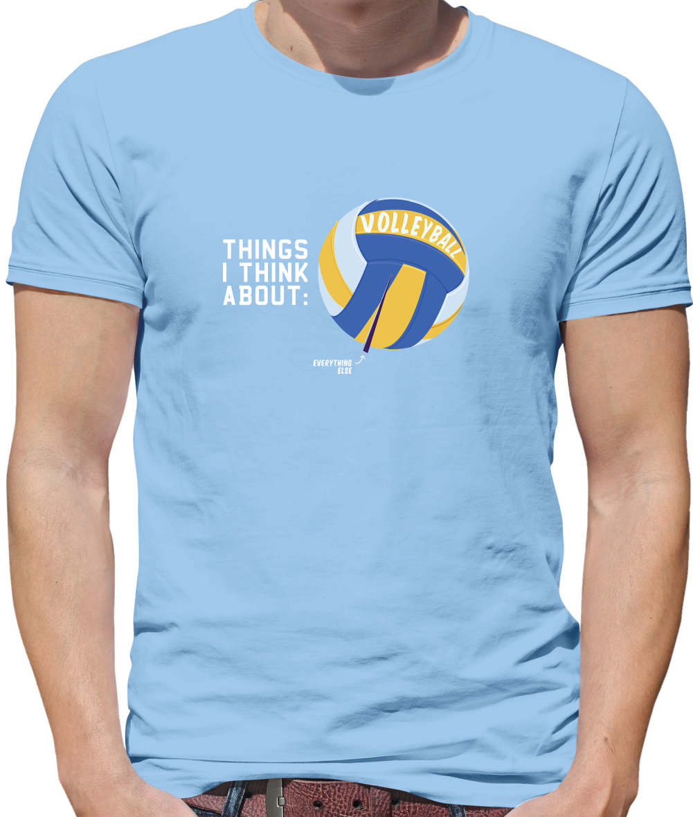 I Thiink About Volleyball T Shirt