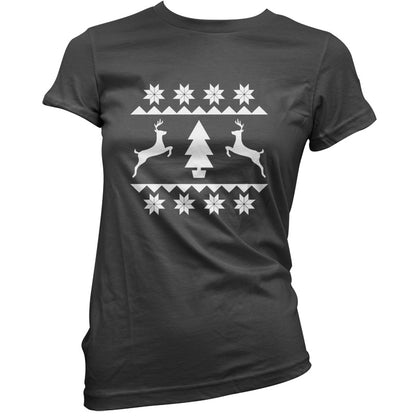 Christmas Stitch Design T Shirt