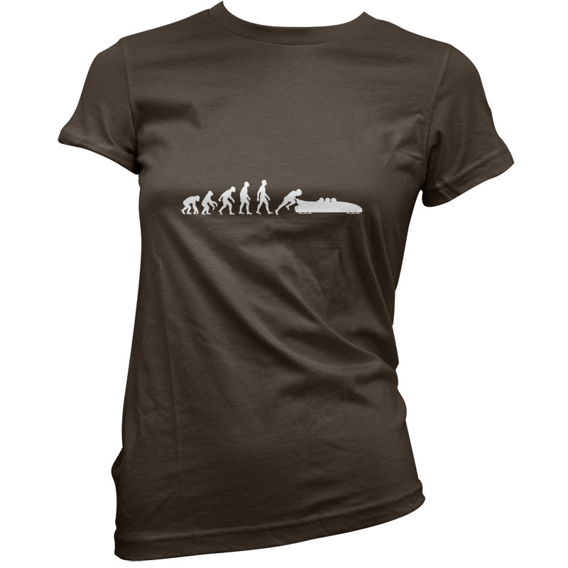 Evolution of Man Bobsleigh T Shirt