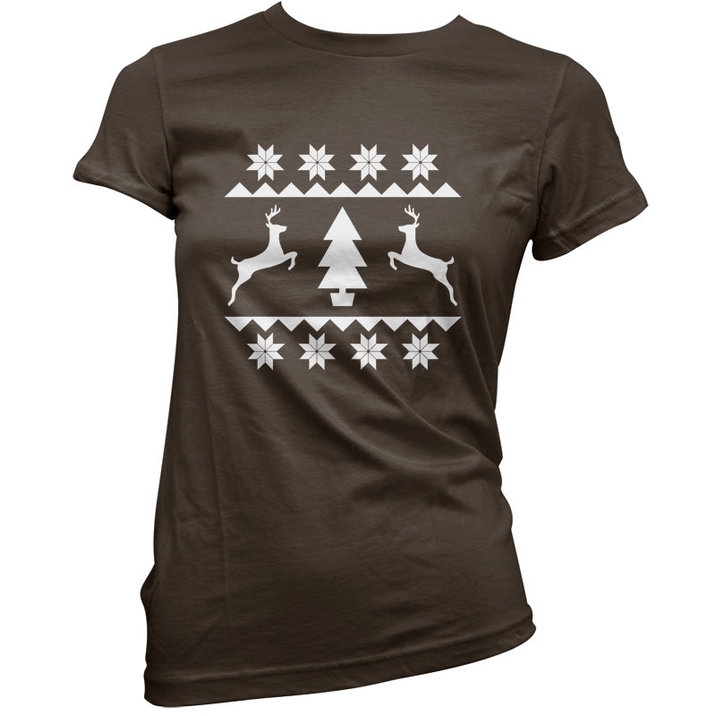 Christmas Stitch Design T Shirt