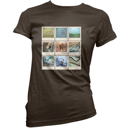 Go Cycling Photo Collage T Shirt