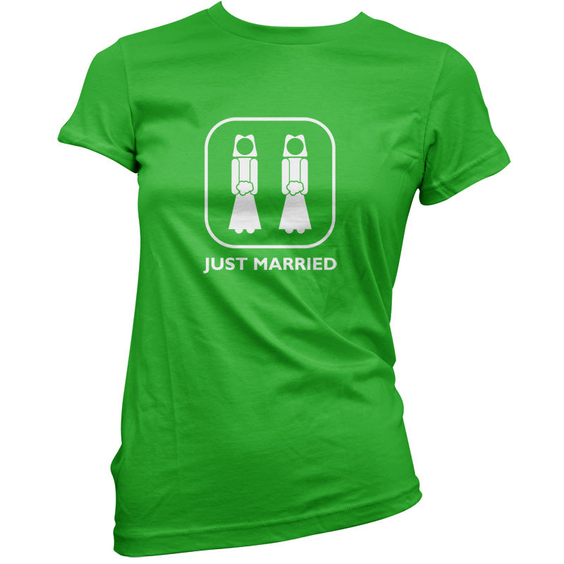Just Married (Bride & Bride) T Shirt