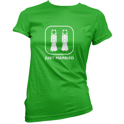 Just Married (Bride & Bride) T Shirt