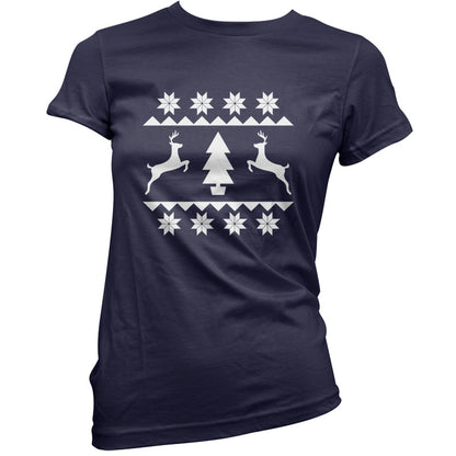 Christmas Stitch Design T Shirt