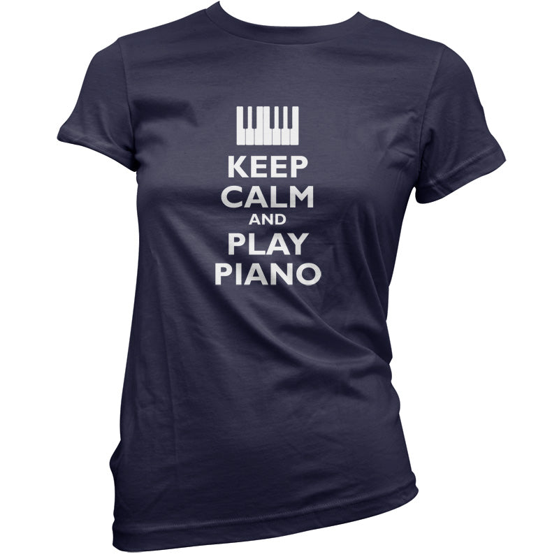Keep Calm and Play Piano T Shirt