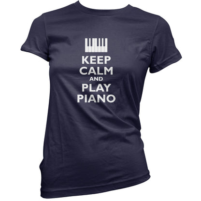 Keep Calm and Play Piano T Shirt