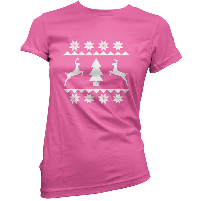 Christmas Stitch Design T Shirt