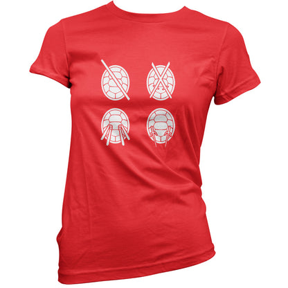 Turtles Weapons T Shirt