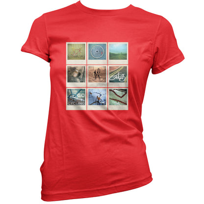 Go Cycling Photo Collage T Shirt