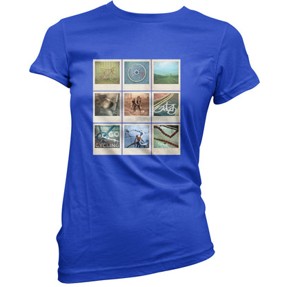 Go Cycling Photo Collage T Shirt