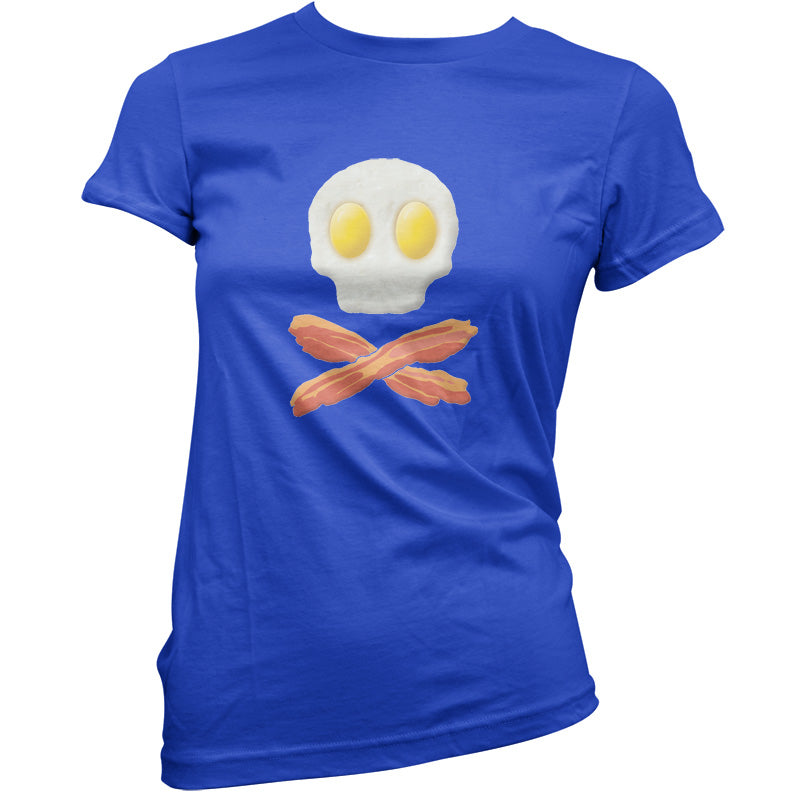 Eggs Bacon Skull and Bones T Shirt