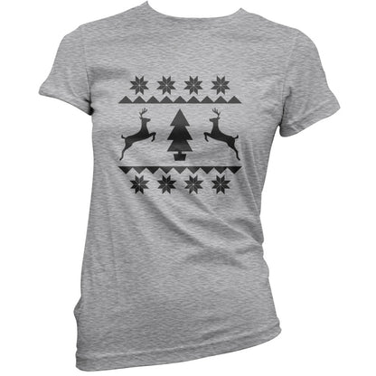 Christmas Stitch Design T Shirt