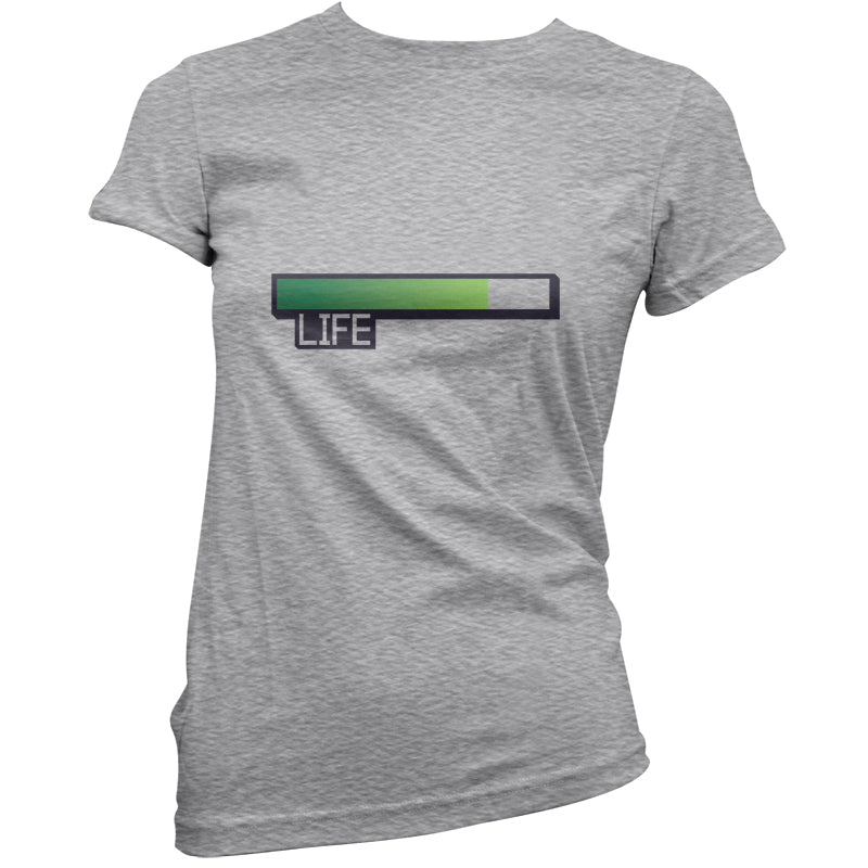 Life Bar Video Games T Shirt