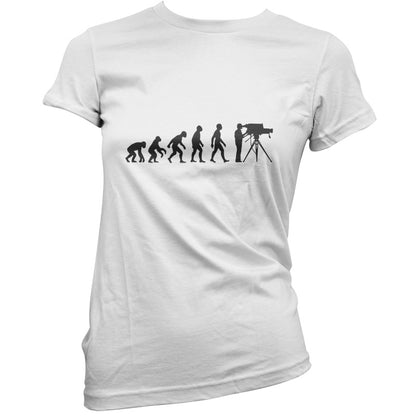 Evolution of Man Cameraman T Shirt