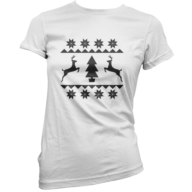 Christmas Stitch Design T Shirt