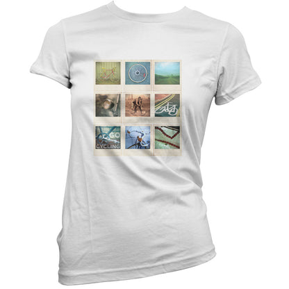 Go Cycling Photo Collage T Shirt
