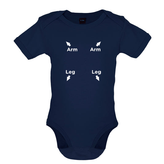 Arm Arm Leg Leg Baby T Shirt