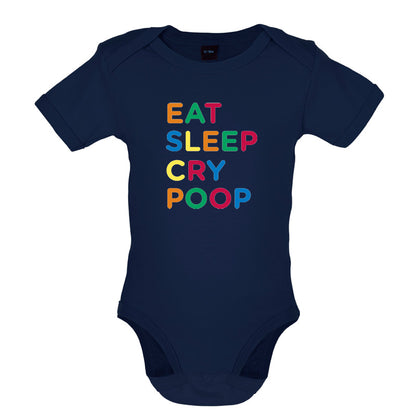 Eat Sleep Cry Poop Baby T Shirt