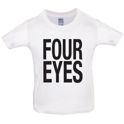Four Eyes Kids T Shirt