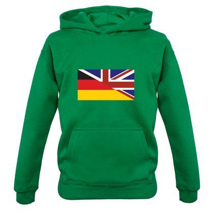 Half German Half British Flag Kids T Shirt