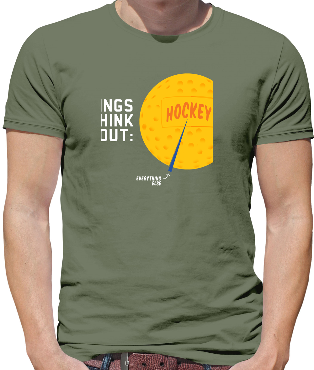 I Thiink About Hockey T Shirt