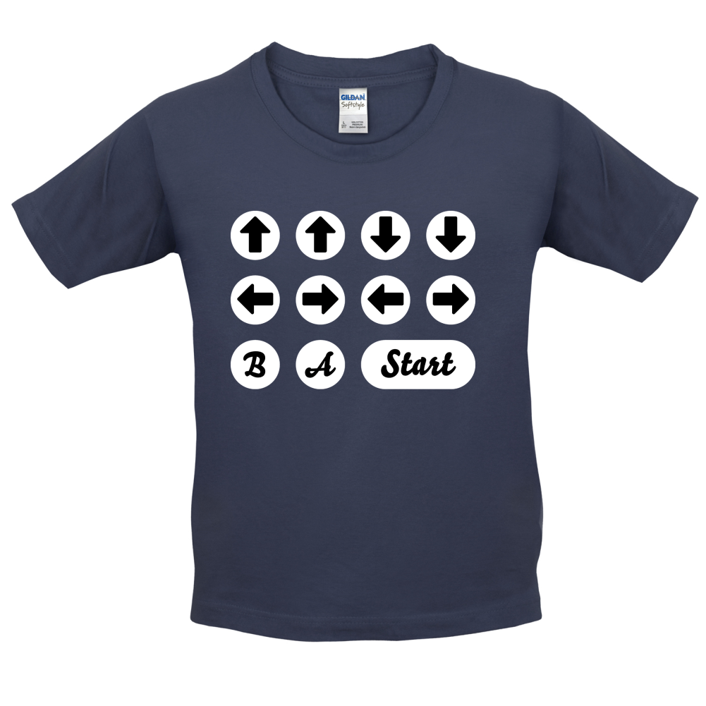 Up Up Down Down Kids T Shirt