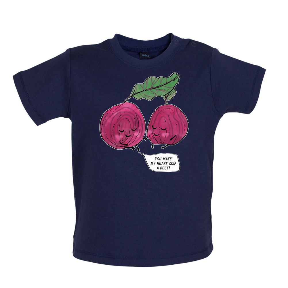 My Heart Skip A Beet Baby T Shirt