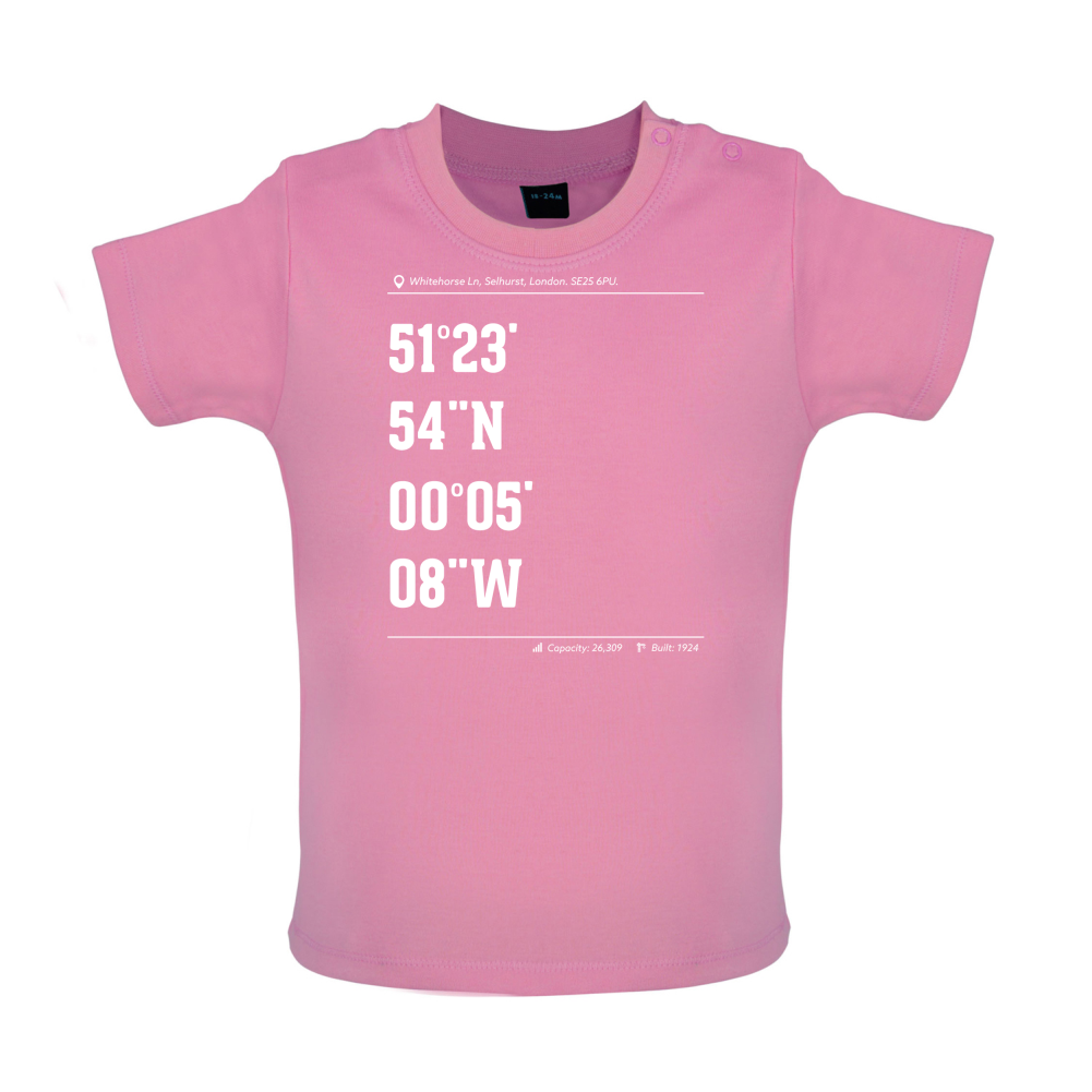 Stadium Coordinates The Eagles Baby T Shirt