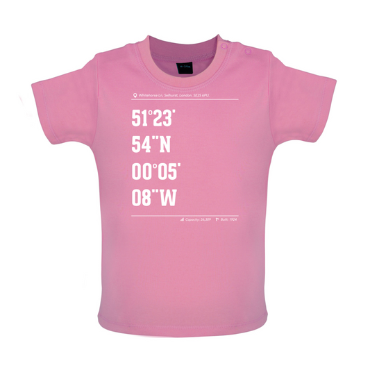 Stadium Coordinates The Eagles Baby T Shirt